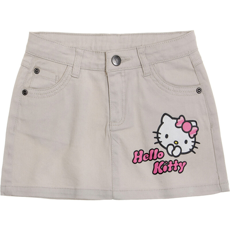 Hello Kitty Rock creme in Größe 104 für Mädchen aus 98% Baumwolle 2% Elastan