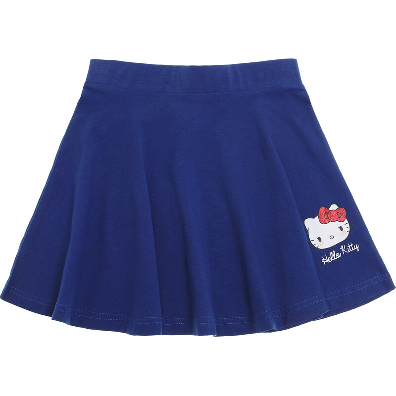 Hello Kitty Rock blau in Größe 104 für Mädchen aus 95% Baumwolle 5% Elastan
