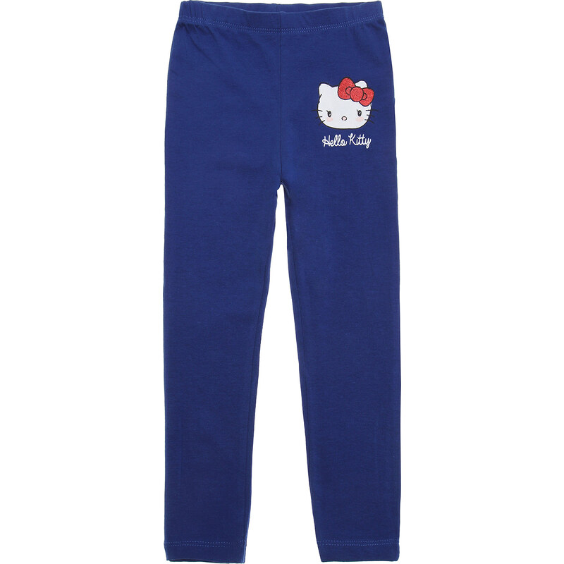 Hello Kitty Leggings blau in Größe 104 für Mädchen aus 95 % Baumwolle 5 % Elastan