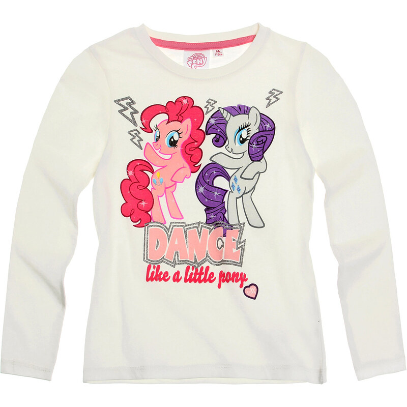 My Little Pony Langarmshirt weiß in Größe 92 für Mädchen aus 100% Baumwolle