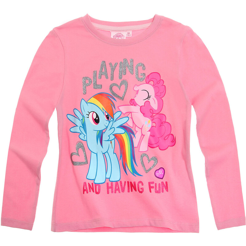 My Little Pony Langarmshirt pink in Größe 92 für Mädchen aus 100% Baumwolle