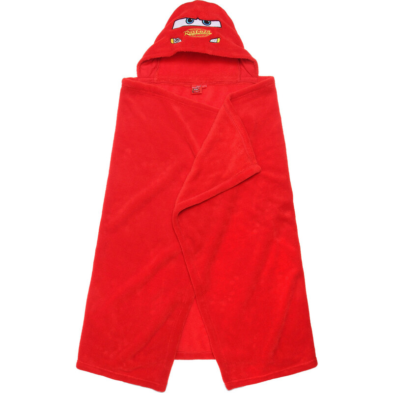 Disney Cars Kapuzen-Handtuch rot in Größe UNI für Jungen aus 100 % Polyester