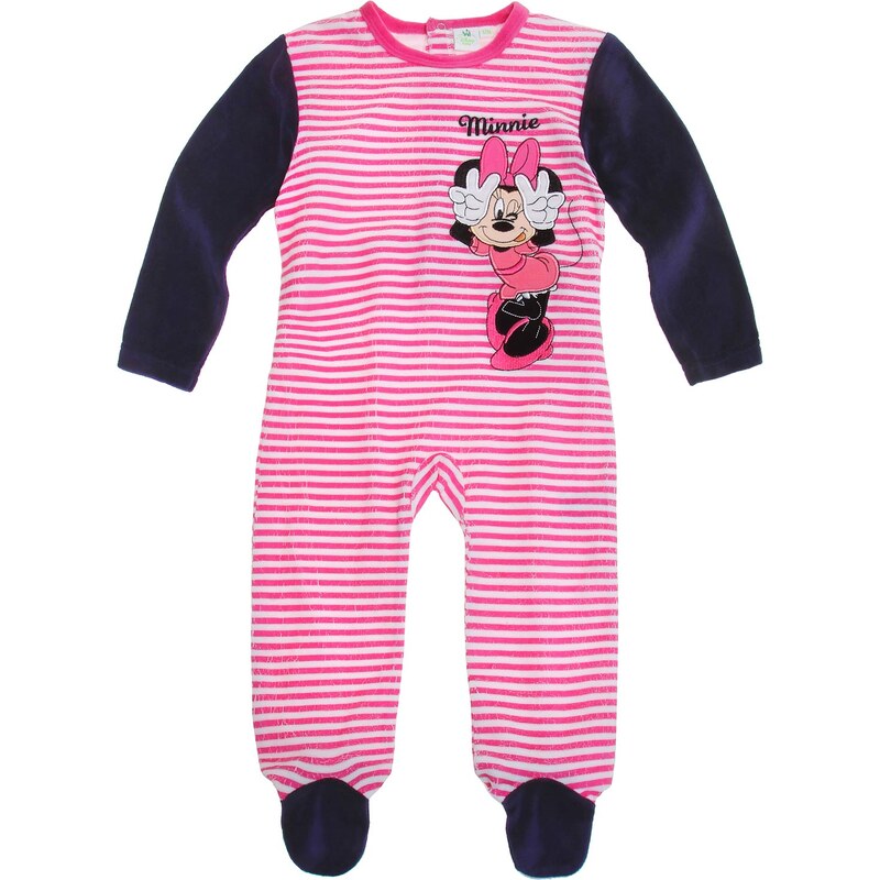 Disney Minnie Babyanzug pink in Größe 3M für Mädchen aus 80% Baumwolle 20% Polyester