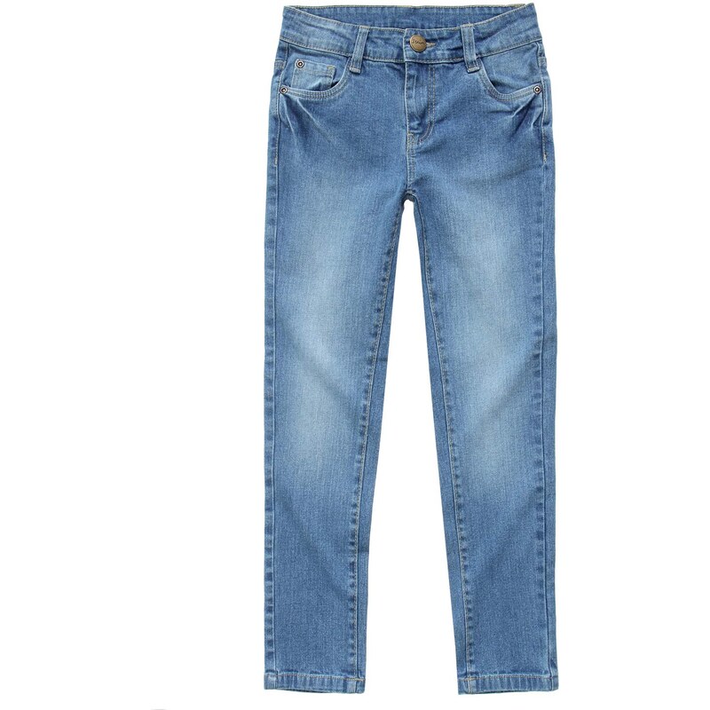 LamaLoLi Jeanshose jeansblau in Größe 116 für Mädchen aus 97 % Baumwolle 3 % Elastan