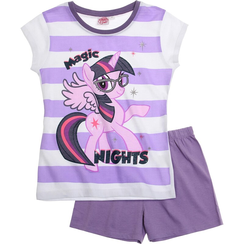 My Little Pony Shorty-Pyjama violett in Größe 104 für Mädchen aus 100% Baumwolle