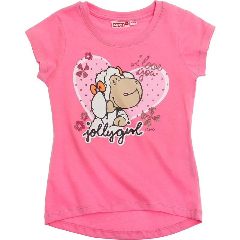 Nici T-Shirt pink in Größe 104 für Mädchen aus 100% Baumwolle
