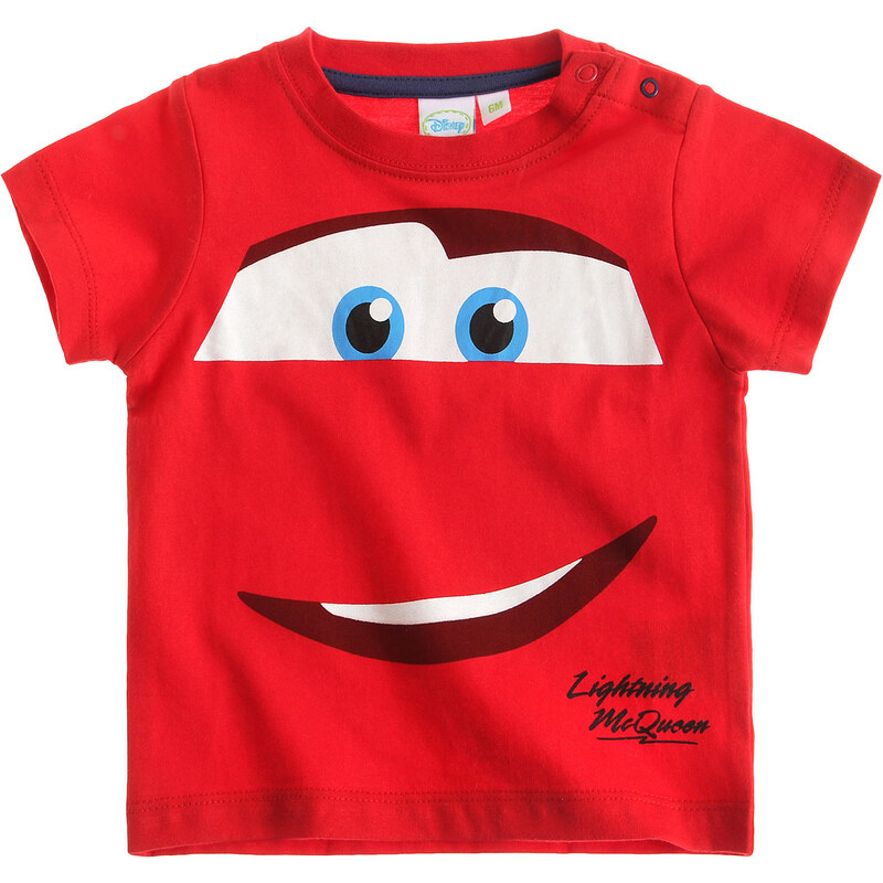 Disney Cars T-Shirt rot in Größe 3M für Jungen aus 100% Baumwolle