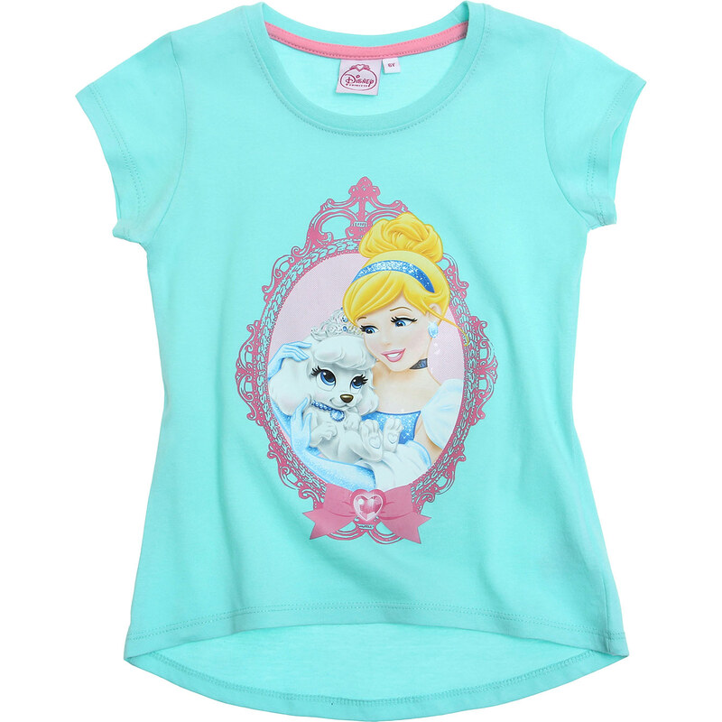 Disney Princess T-Shirt hellblau in Größe 92 für Mädchen aus 100% Baumwolle