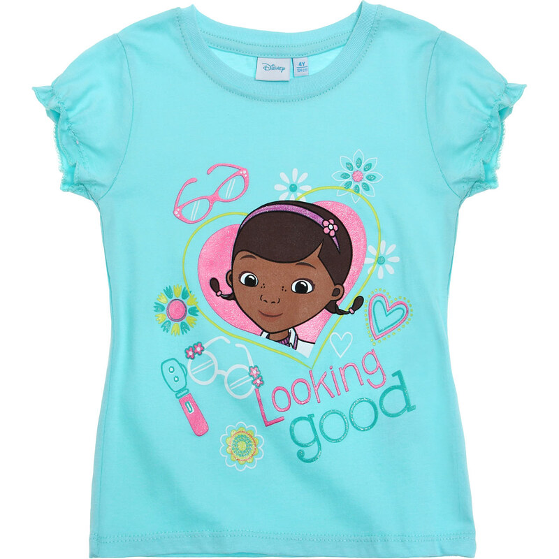 Disney Doc McStuffins, Spielzeugärztin T-Shirt blau in Größe 92 für Mädchen aus 100% Baumwolle