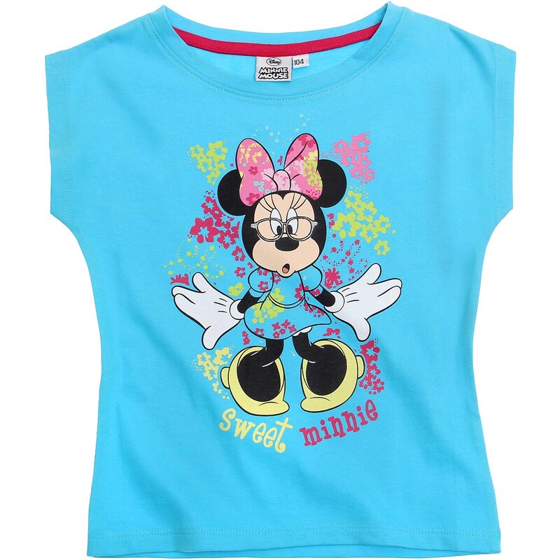 Disney Minnie T-Shirt türkis in Größe 104 für Mädchen aus 100% Baumwolle