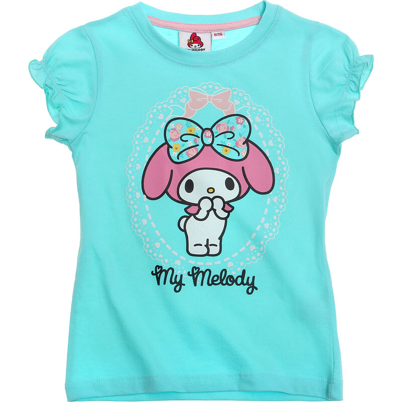 My Melody T-Shirt türkis in Größe 92 für Mädchen aus 100% Baumwolle