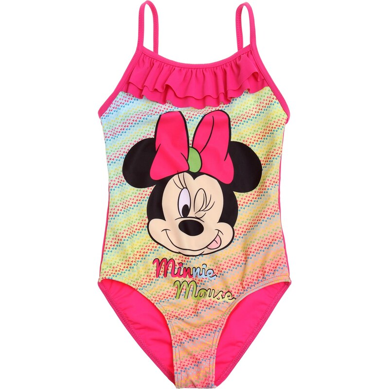 Disney Minnie Badeanzug pink in Größe 104 für Mädchen aus Vorderseite: 82% Polyester Rückseite: 82% Polyamid