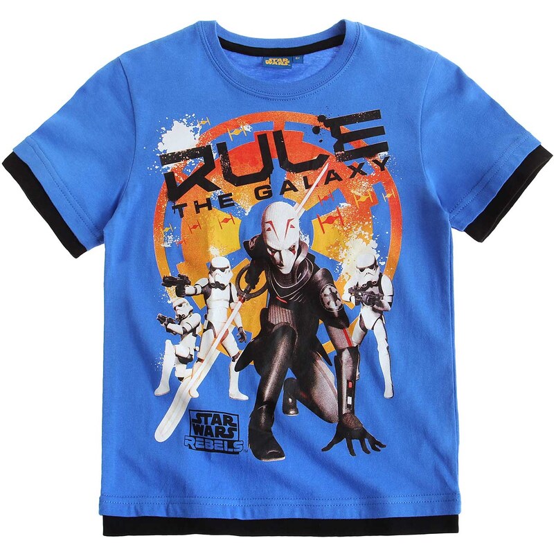 Star Wars Rebels T-Shirt blau in Größe 104 für Jungen aus 100% Baumwolle