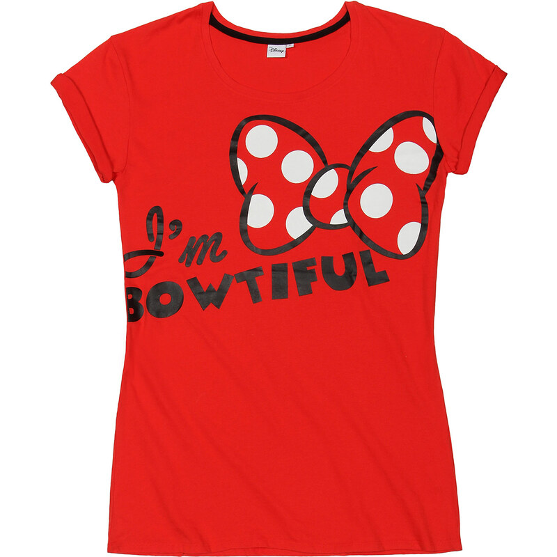 Disney Minnie Nachthemd rot in Größe S für Damen aus 100% Baumwolle