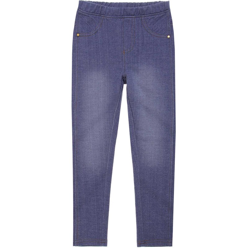 LamaLoLi Leggings jeansblau in Größe 92 für Mädchen aus 68 % Baumwolle 12 % Viskose 20 % Polyester