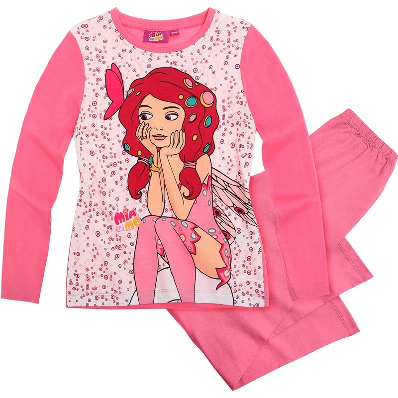 Mia and Me Pyjama pink in Größe 104 für Mädchen aus 100% Baumwolle