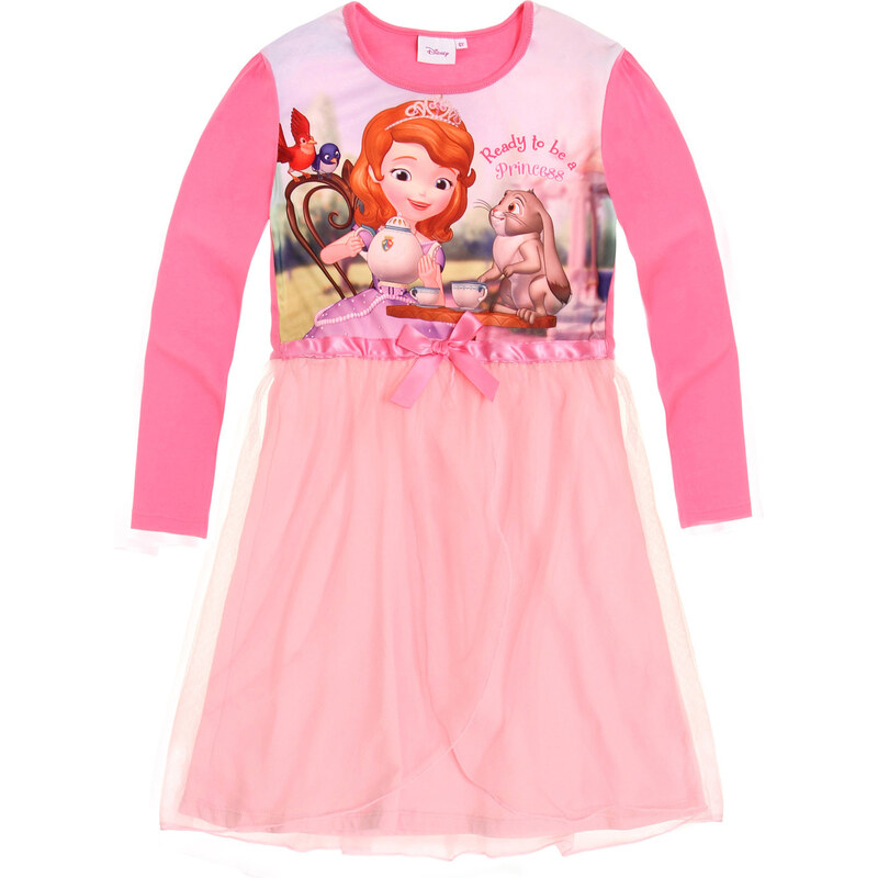 Disney Sofia die Erste Nachthemd rosa in Größe 92 für Mädchen aus 100% Baumwolle Schicht: 100% Polyester