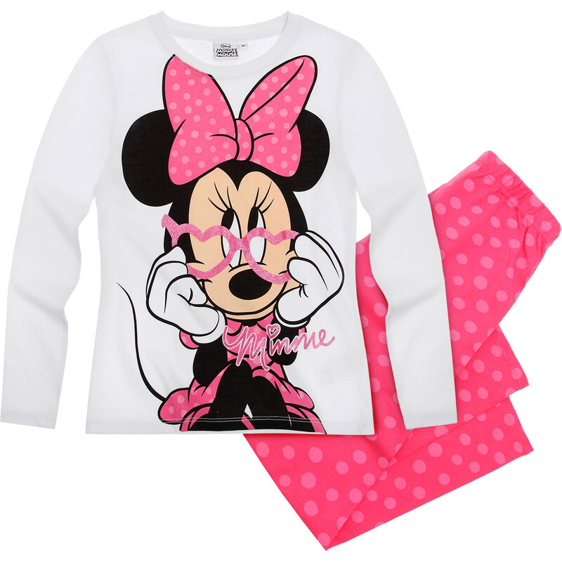 Disney Minnie Pyjama pink in Größe 104 für Mädchen aus 100% Baumwolle