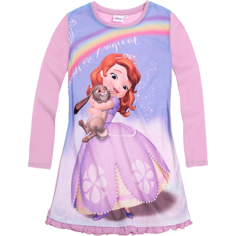 Disney Sofia die Erste Nachthemd lila in Größe 92 für Mädchen aus Vorderseite: 100% polyester Ärmel: 100% Baumwolle