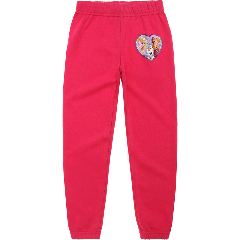 Disney Die Eiskönigin Jogginghose pink in Größe 92 für Mädchen aus 60 % Baumwolle 40 % Polyester