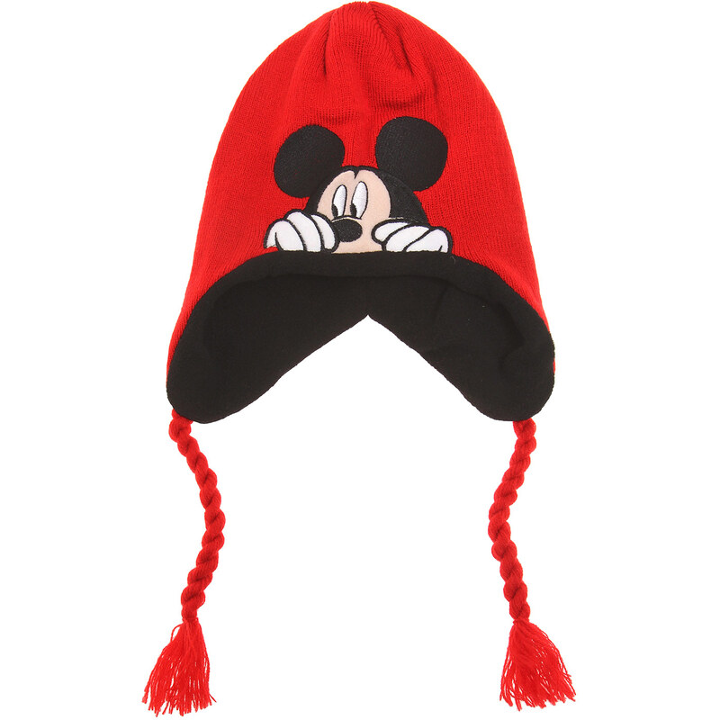 Disney Mickey Mütze rot in Größe 52 für Jungen aus 100% Polyacryl Futter: 100% Polyester