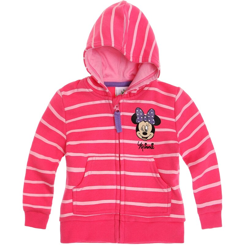 Disney Minnie Sweatjacke pink in Größe 3M für Mädchen aus 80% Baumwolle 20% Polyester