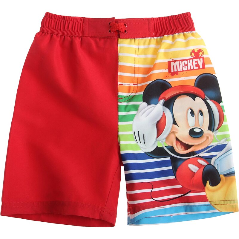Disney Mickey Badehose rot in Größe 98 für Jungen aus 100 % Polyester