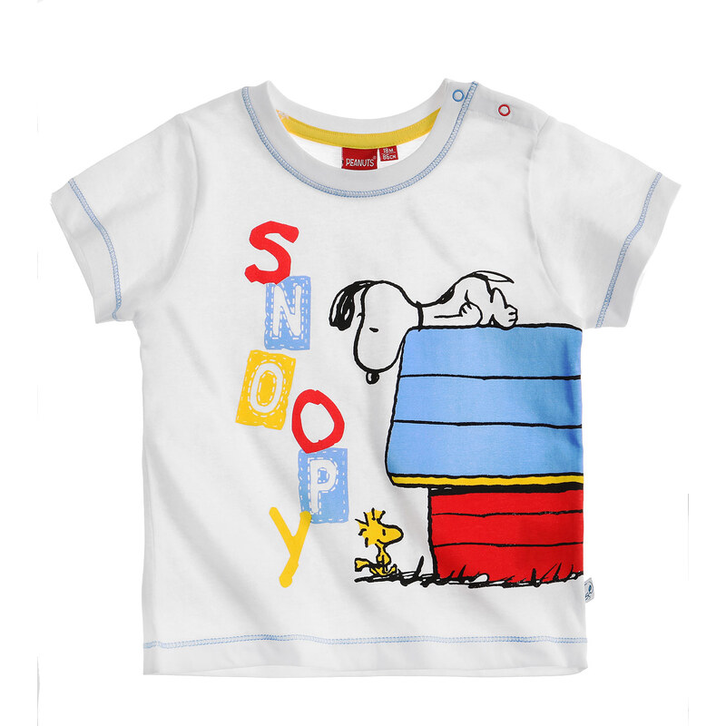 Snoopy T-Shirt weiß in Größe 3M für Jungen aus 100% Baumwolle