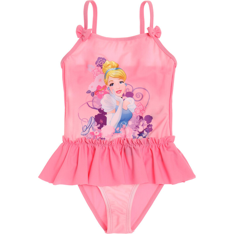 Disney Princess Badeanzug rosa in Größe 92 für Mädchen aus Druck: 86% Polyester Rückseite: 82% Polyamid 18% Elastan