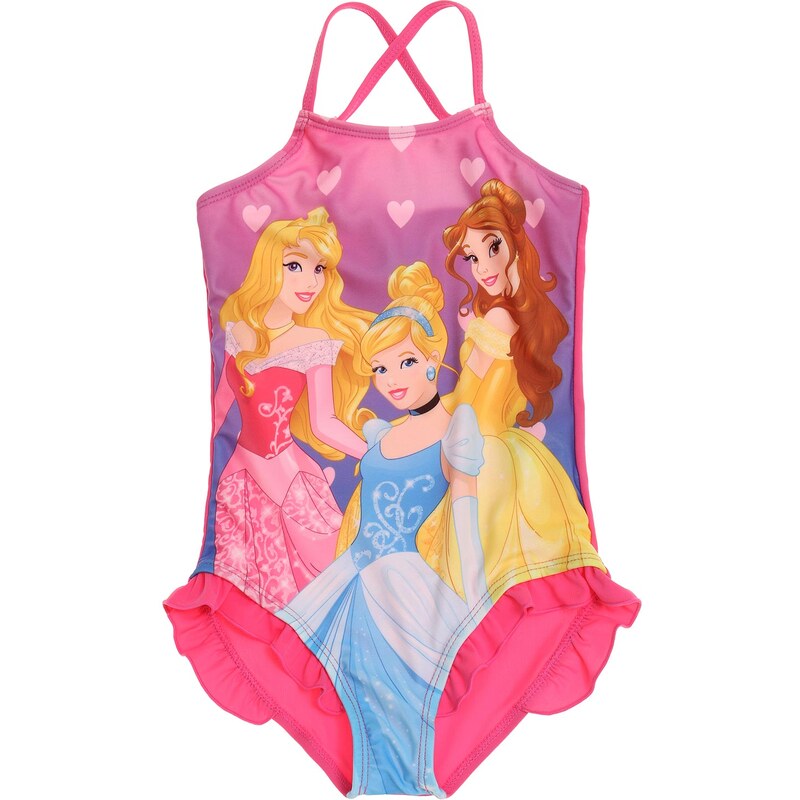 Disney Princess Badeanzug pink in Größe 92 für Mädchen aus Druck: 86% Polyester Rückseite: 82% Polyamid 18% Elastan