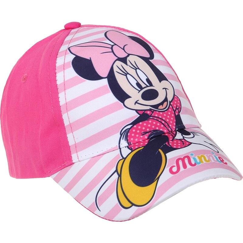 Disney Minnie Cap pink in Größe 52 für Mädchen aus 100% Baumwolle