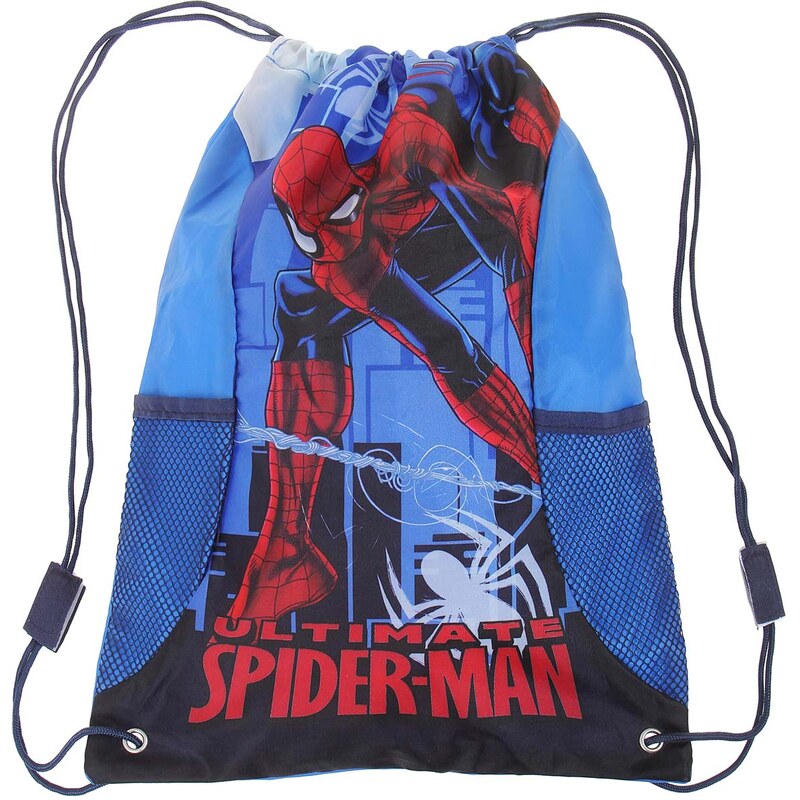 Spiderman Turnbeutel blau in Größe UNI für Jungen aus 100% Polyester