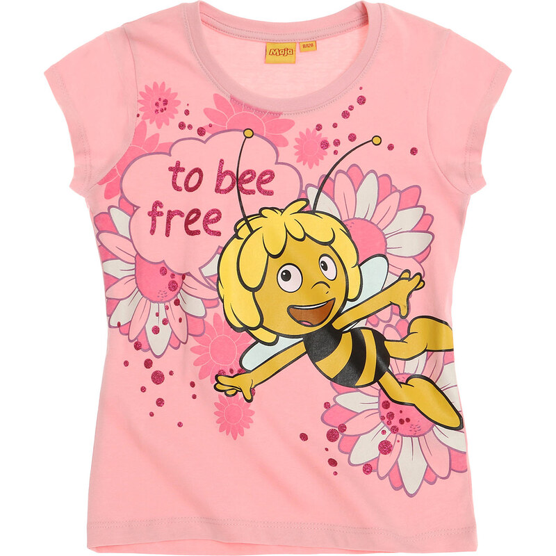 Biene Maja T-Shirt pink in Größe 92 für Mädchen aus 100% Baumwolle
