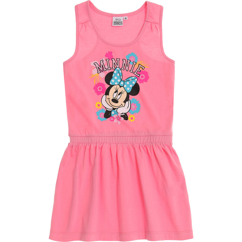 Disney Minnie Kleid pink in Größe 104 für Mädchen aus 100% Baumwolle