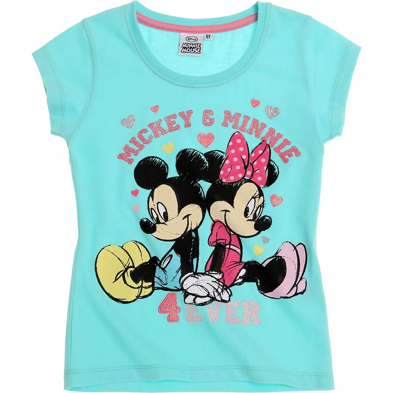 Disney Minnie T-Shirt türkis in Größe 104 für Mädchen aus 100% Baumwolle