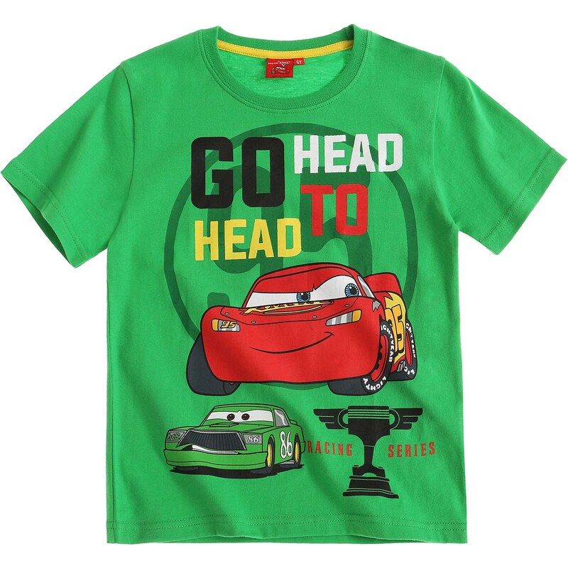Disney Cars T-Shirt grün in Größe 98 für Jungen aus 100% Baumwolle