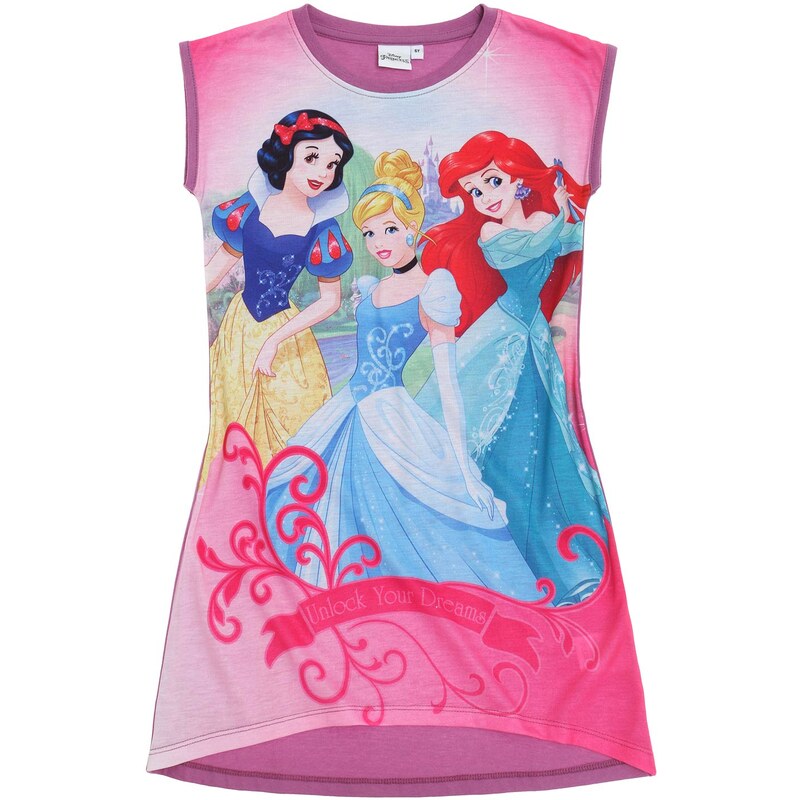 Disney Princess Nachthemd pink in Größe 92 für Mädchen aus 100% Baumwolle