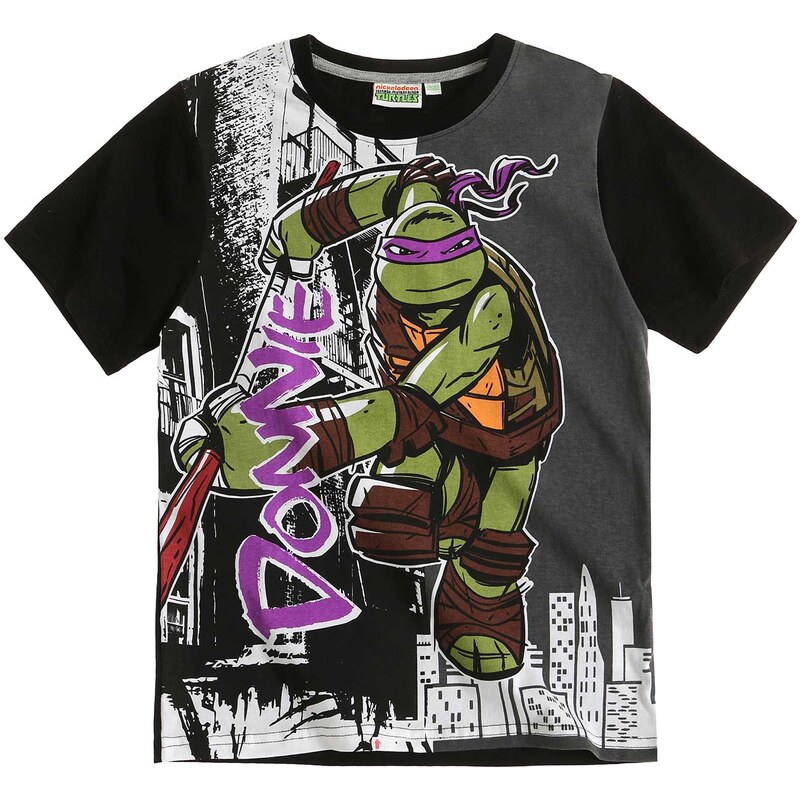 Ninja Turtles T-Shirt schwarz in Größe 116 für Jungen aus 100% Baumwolle