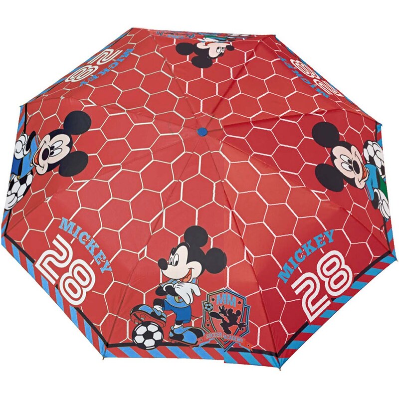 Disney Mickey Regenschirm rot in Größe UNI für Jungen aus 100% Polyamid