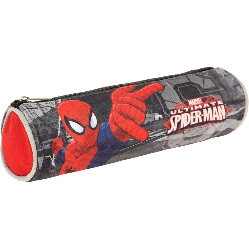 Spiderman Federmäppchen grau in Größe UNI für Jungen aus 100 % Polyester