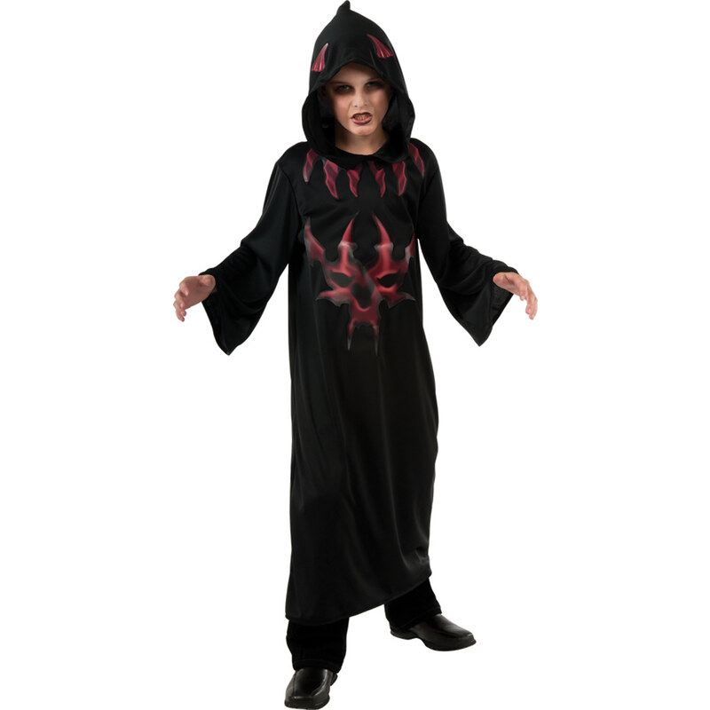LamaLoLi Teufel Kostüm schwarz in Größe L für Unisex - Kinder aus Obermaterial: 100% Polyester