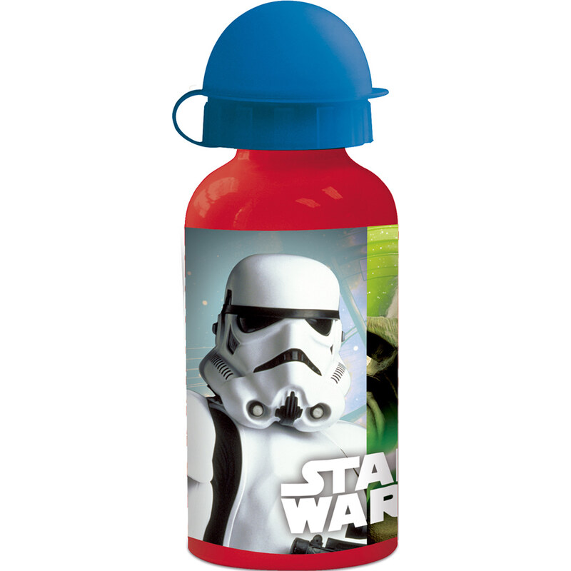 Star Wars-The Clone Wars Alu-Trinkflasche rot in Größe UNI für Jungen