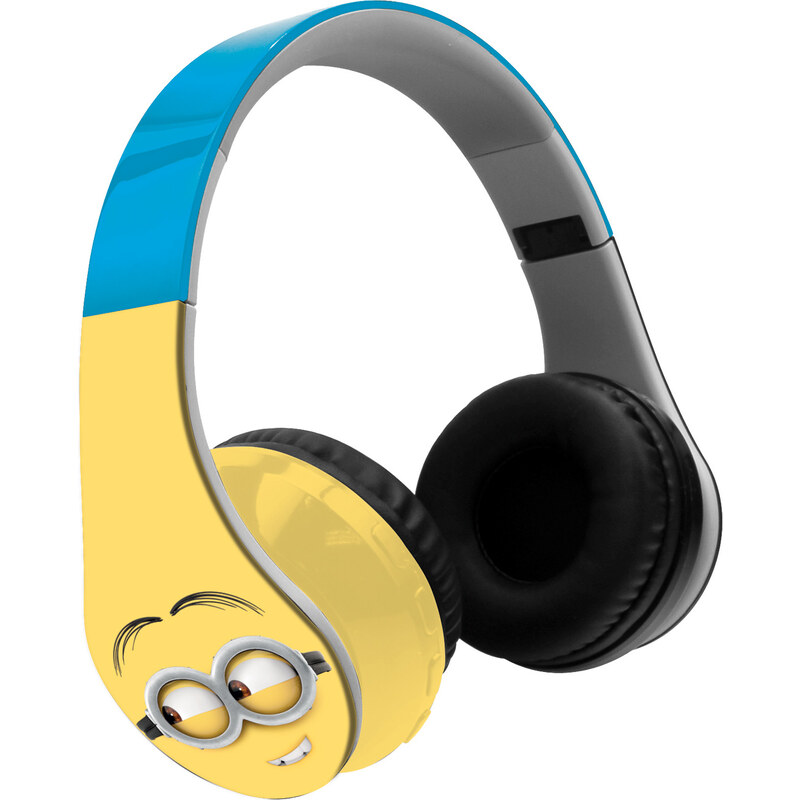 Minions Bluetooth Stereo Kopfhörer hellblau in Größe UNI für Jungen