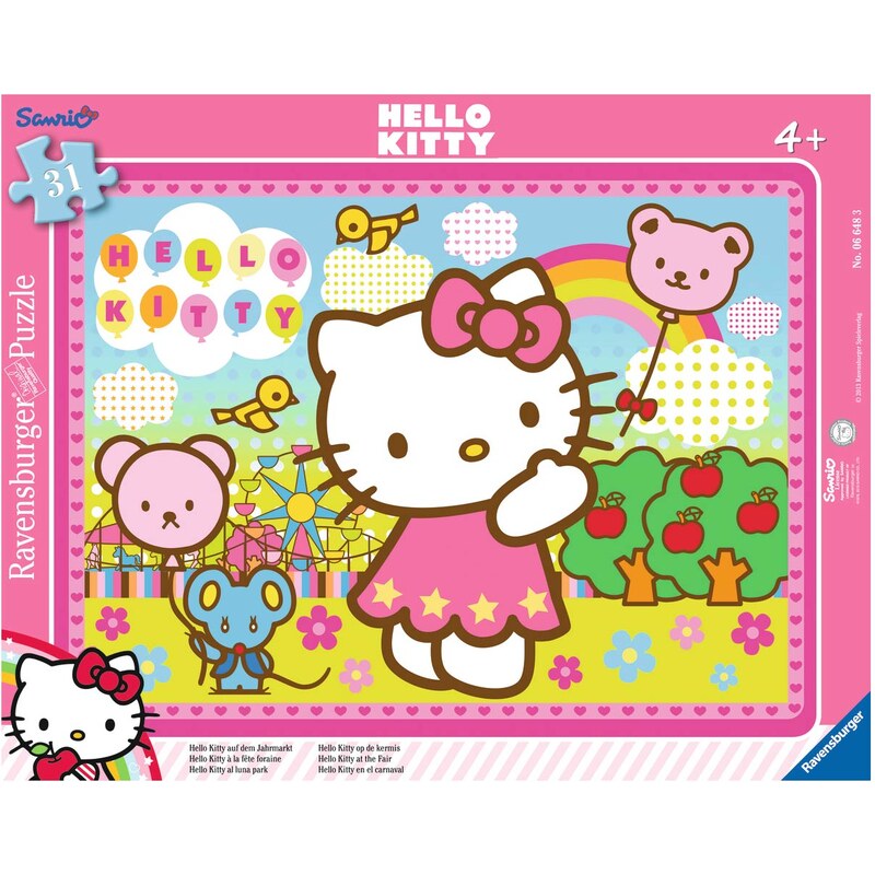 Hello Kitty Puzzle pink in Größe UNI für Mädchen