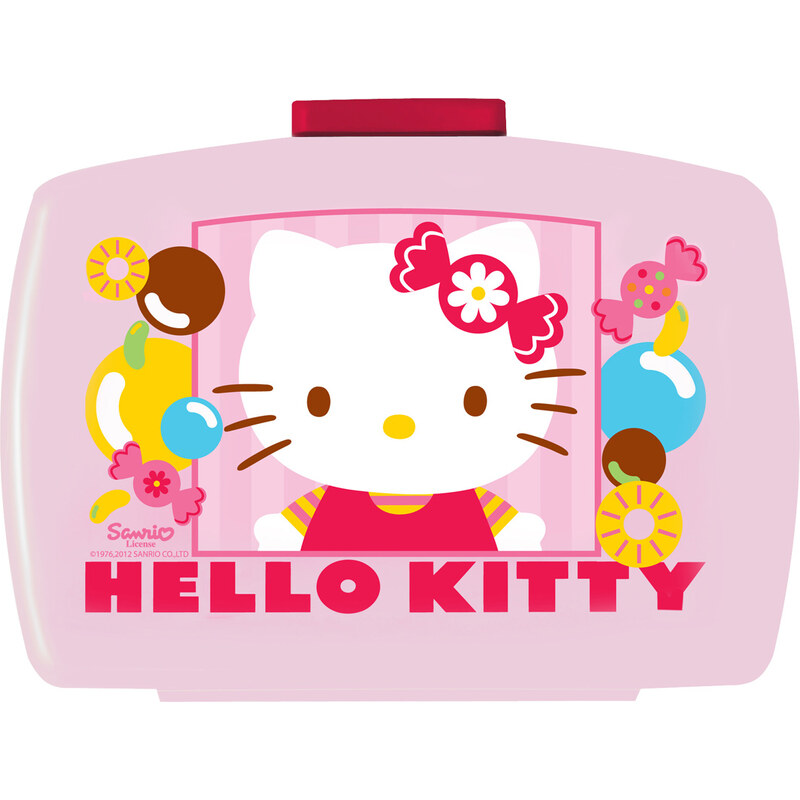 Hello Kitty Pausenbrotbox rosa in Größe UNI für Mädchen