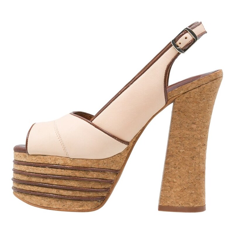 Jeffrey Campbell Plateausandalette natural/brown