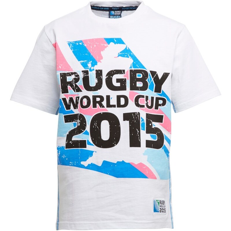 Rugby World Cup Jungen Map T-Shirt Weiß