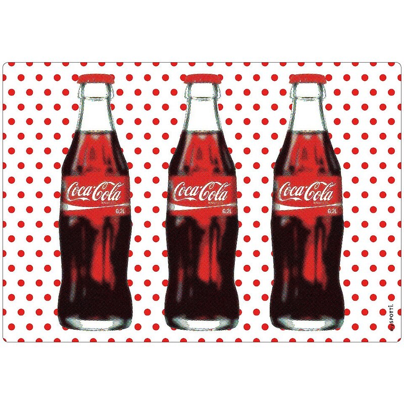Spritzschutz »pop«, Coca Cola Dots, 59x41 cm