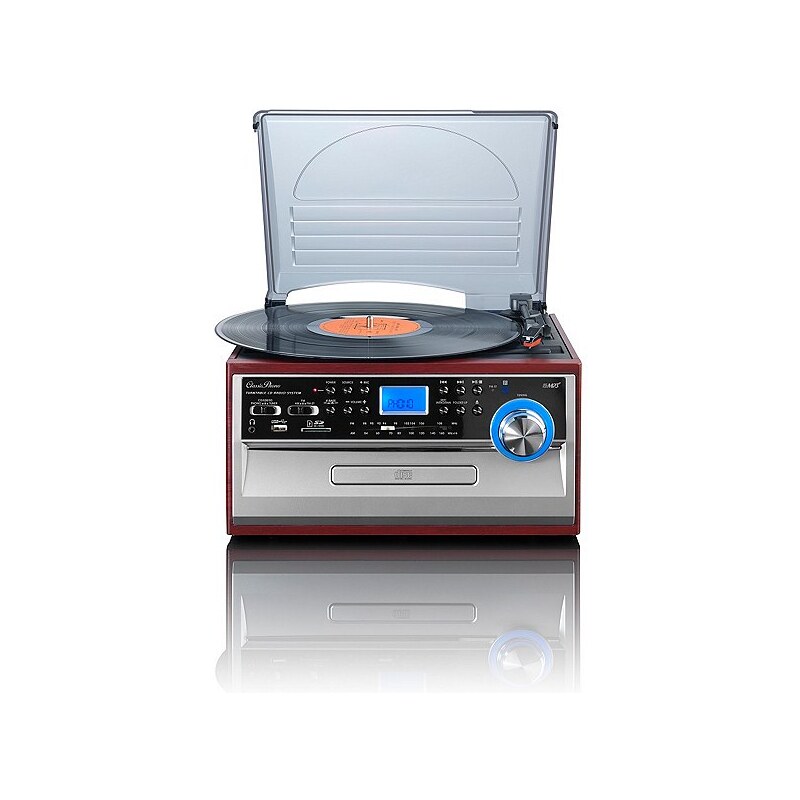Lenco Plattenspieler mit CD/MP3-Player & UKW/MW-Radio »TCD-974«