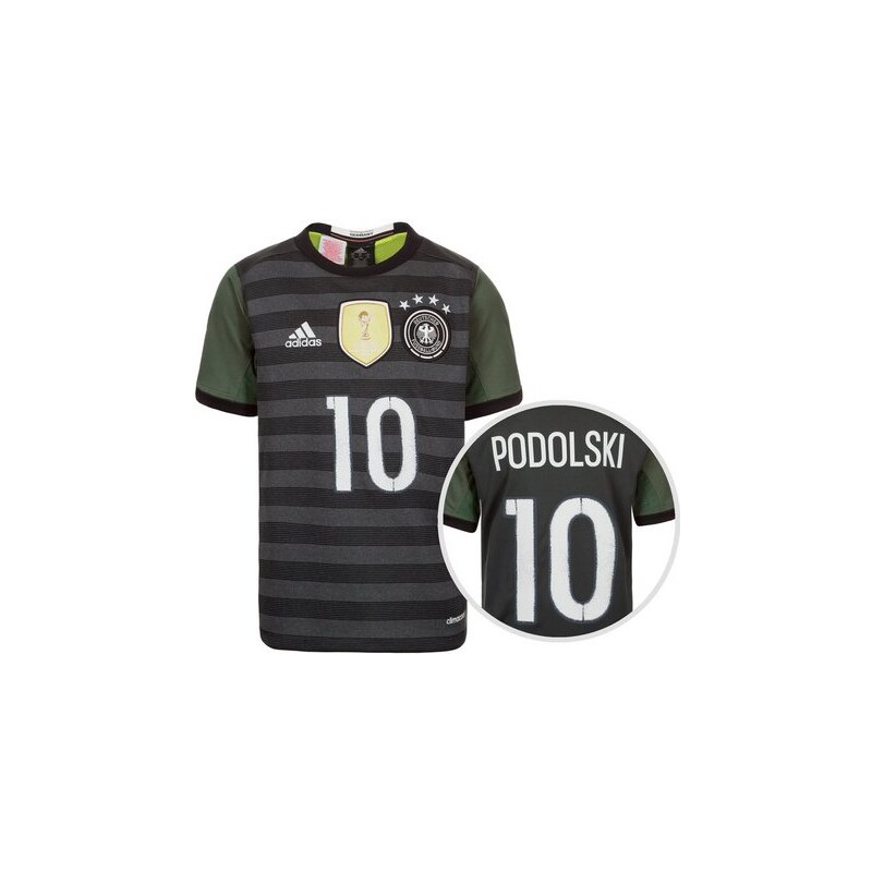adidas Performance DFB Trikot Away Podolski EM 2016 Kinder grau 128 - XS,140 - S,164 - L
